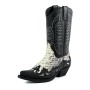 Mayura cowboy boots Model 11 in Crazy Old Negro - Natural Python